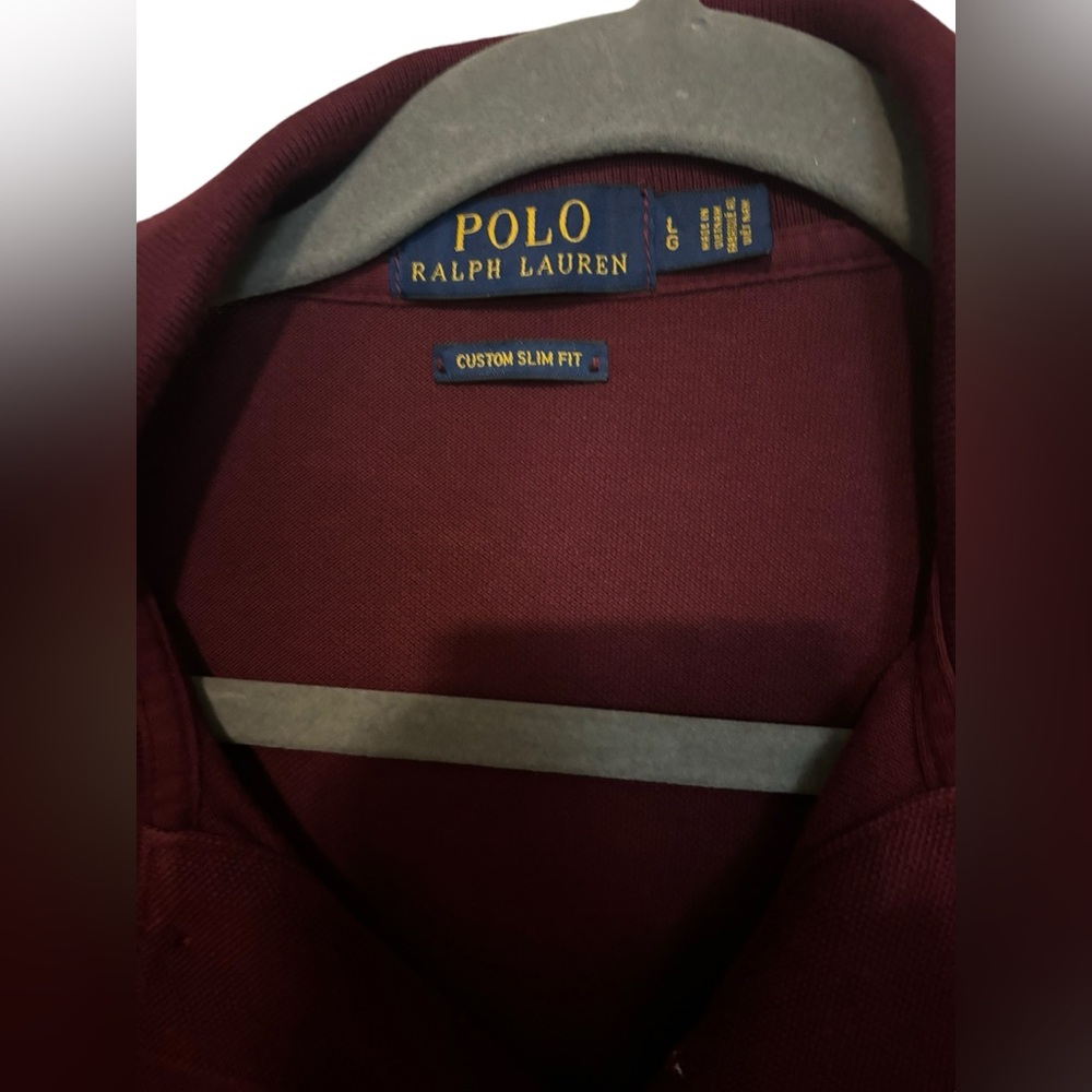 Polo Ralph Lauren Men's Basic Slim Fit Mesh Bear Polo Shirt - Size L - Picture 2 of 6